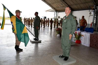 notícia: Grupamento Aéreo completa seis anos e troca de comando