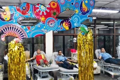 notícia: Folia da solidariedade na abertura da campanha de carnaval do Hemopa