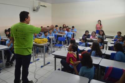 galeria: Estudantes participam de palestra sobre meio ambiente