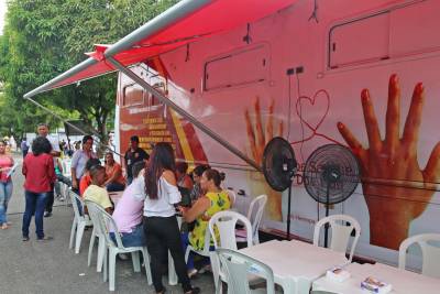 galeria: Unidade Móvel do Hemopa receberá doações de sangue no Detran