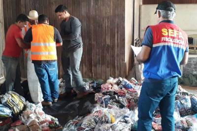 notícia: Sefa apreende confecções em Marabá
