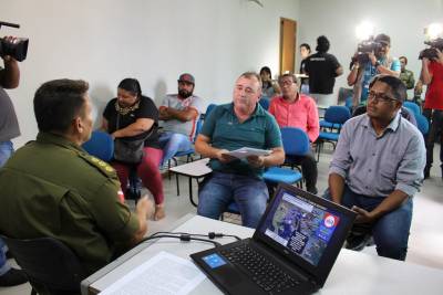 galeria: PM e Sindicato dos Rodoviários discutem melhorias na segurança
