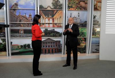 galeria: Governador faz balanço positivo de sua gestão em entrevista ao SBT