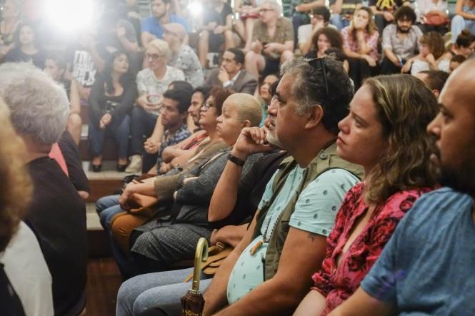 O Projeto Preamar, que reunia artistas e grupos culturais de Belém e do interior em um grande festival no Centur , foi uma das novidades anunciadas pela Secretaria de Estado de Cultura ( Secult ).

FOTO: Luiz Cláudio Ferreira - Divulgação
DATA: 24.01.2019
BELÉM - PARÁ   <div class='credito_fotos'>Foto: Luiz Cláudio Ferreira -Divulgação   |   <a href='/midias/2019/originais/219933cb-cce5-4ba6-83eb-df2ec58f8f1f.jpg' download><i class='fa-solid fa-download'></i> Download</a></div>