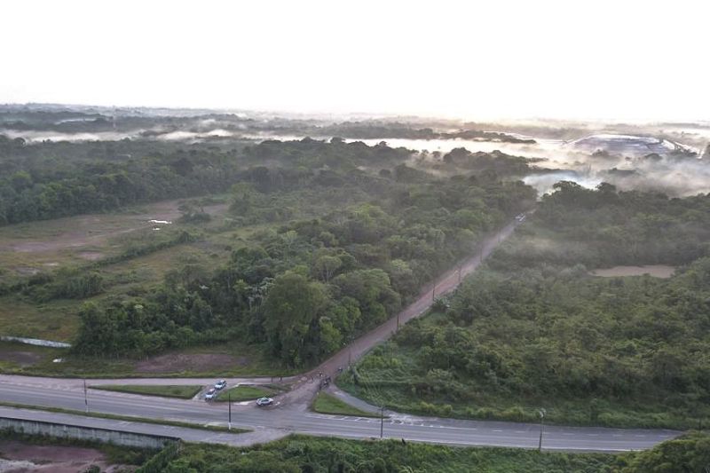 FOTOS AÉREAS DO LIXÃO DE MARITUBA, MORADORES DAS PROXIMIDADES FAZEM PROTESTO CONTRA A VOLTA DO FUNCIONAMENTO DO LIXÃO. <div class='credito_fotos'>Foto: KLEBERSON SANTOS / AG. PARÁ   |   <a href='/midias/2019/originais/2597_whatsappimage2019-06-03at08.27.23.jpg' download><i class='fa-solid fa-download'></i> Download</a></div>