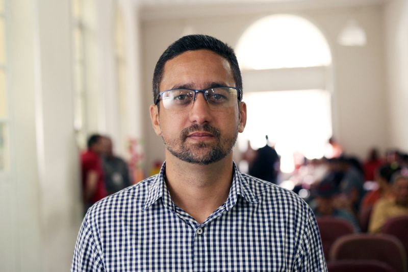 Bruno Melo. Coordenadoria de promoção de cidadania e direitos humanos.  <div class='credito_fotos'>Foto: Wagner Almeida/ Ascom Sejudh   |   <a href='/midias/2019/originais/2621_20190605_wa_0190.jpg' download><i class='fa-solid fa-download'></i> Download</a></div>
