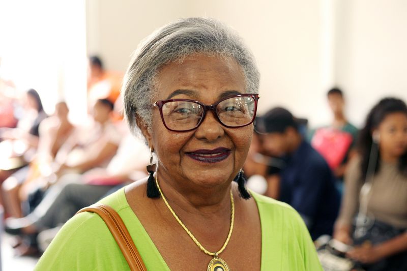 Maria Izabel Lucena, 71 anos, aposentada <div class='credito_fotos'>Foto: Wagner Almeida/ Ascom Sejudh   |   <a href='/midias/2019/originais/2621_20190605_wa_0194.jpg' download><i class='fa-solid fa-download'></i> Download</a></div>