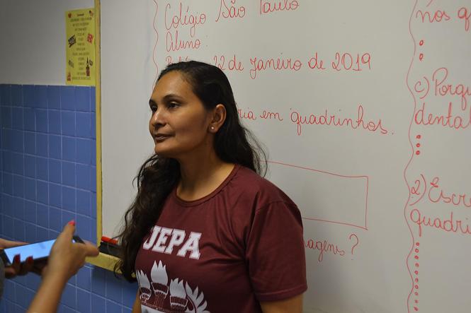 Nesta terça-feira (22), o Departamento de Trânsito do Estado (Detran) realizou mais um projeto de educação voltado às crianças. Desta vez, a iniciativa foi realizada no Colégio São Paulo, em Belém. A ação contou com uma tarde de lazer com crianças do 1º ao 5º ano do ensino fundamental.

FOTO: ASDECOM - DETRAN
DATA 24.01.19
BELÉM - PARÁ

 <div class='credito_fotos'>Foto: ASDECOM / DETRAN   |   <a href='/midias/2019/originais/2720fe90-1283-4f55-aa2f-a370935d828a.jpg' download><i class='fa-solid fa-download'></i> Download</a></div>