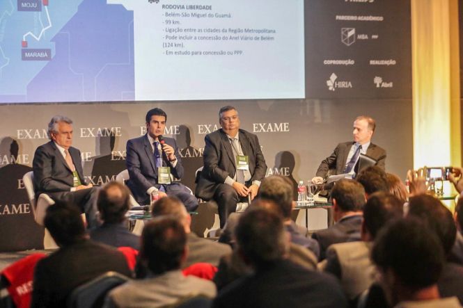 Governadores de 13 estados, entre eles o do Pará, Helder Barbalho; especialistas, empresários e autoridades participam durante esta terça-feira (28), em São Paulo, da terceira edição do Exame Fórum PPPs e Concessões. O evento é promovido pela Revista Exame em parceria com a Hiria, empresa especializada no desenvolvimento de educação corporativa.

FOTO: MARCO SANTOS / AGÊNCIA PARÁ
DATA: 28.05.2019
SÃO PAULO- SP <div class='credito_fotos'>Foto: Marco Santos / Ag. Pará   |   <a href='/midias/2019/originais/29718c2a-8167-4391-ae36-47f16548a7b6.jpg' download><i class='fa-solid fa-download'></i> Download</a></div>