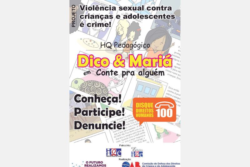 O presidente da Imprensa Oficial do Estado (Ioepa), Jorge Panzera, entregou, na manhã desta terça-feira (23) cartilhas, gibis e cartazes do projeto "Violência Sexual contra crianças e adolescentes é crime!", da Comissão de Defesa dos Direitos da Criança e do Adolescente da Ordem dos Advogados do Brasil (OAB-PA). Fruto de uma parceria entre OAB e Ioepa realizada em maio, o material pedagógico será lançado em agosto, em Belém, e depois será distribuído nos municípios de Breves, Portel e Curralinho, no Marajó. <div class='credito_fotos'>Foto: ASCOM / IOE   |   <a href='/midias/2019/originais/5211_cartilhaoab2.jpg' download><i class='fa-solid fa-download'></i> Download</a></div>