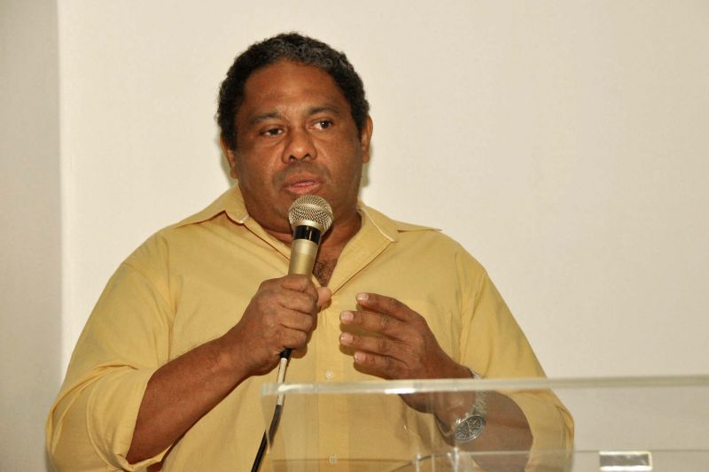 Heliomar Miranda, representante da Divisão de Análise de Produtos (DPA), <div class='credito_fotos'>Foto: José Pantoja / Ascom Sespa   |   <a href='/midias/2019/originais/5313_heliomarmirandarepresentantedadivisaodeanalisedeprodutosdpa.jpg' download><i class='fa-solid fa-download'></i> Download</a></div>