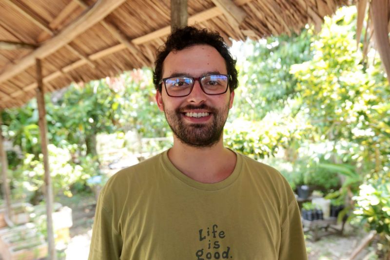 Pedro <div class='credito_fotos'>Foto: Alex Ribeiro / Ag. Pará   |   <a href='/midias/2019/originais/5471_festivaldochocolatevisitailhadocumbu-pedro--20190920_fotosalexribeiro0621.jpg' download><i class='fa-solid fa-download'></i> Download</a></div>