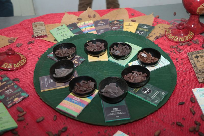 Hoje (21) o grupo de Jornalistas foi conhecer as atividades da Comissão Executiva do Plano da Lavoura Cacaueira
(Ceplac), que é uma das responsáveis pelo desenvolvimento tecnológico e científico da cacauicultura no Pará. Durante a visita, o chefe de pesquisa e extensão do Pará e Amapá da Ceplac, Fernando Mendes, repassou dados da produção estadual. <div class='credito_fotos'>Foto: Alex Ribeiro / Ag. Pará   |   <a href='/midias/2019/originais/5477_20190921111643_img_4967.jpg' download><i class='fa-solid fa-download'></i> Download</a></div>