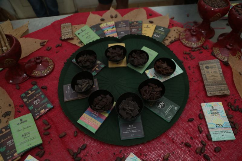 Hoje (21) o grupo de Jornalistas foi conhecer as atividades da Comissão Executiva do Plano da Lavoura Cacaueira
(Ceplac), que é uma das responsáveis pelo desenvolvimento tecnológico e científico da cacauicultura no Pará. Durante a visita, o chefe de pesquisa e extensão do Pará e Amapá da Ceplac, Fernando Mendes, repassou dados da produção estadual. <div class='credito_fotos'>Foto: Alex Ribeiro / Ag. Pará   |   <a href='/midias/2019/originais/5477_20190921113232_img_4977.jpg' download><i class='fa-solid fa-download'></i> Download</a></div>