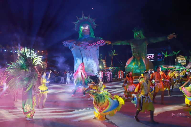 Próximo de Santarém, na Vila de Alter do Chão, no oeste do Pará, tem uma pergunta que é ouvida com frequência nas rodas de conversa: quem teve a melhor apresentação durante a noite da batalha dos botos? Tucuxi ou Cor de Rosa?  <div class='credito_fotos'>Foto: Marco Santos / Ag. Pará   |   <a href='/midias/2019/originais/5482_cairebotocorderosa-fotomarcosantos-34.jpg' download><i class='fa-solid fa-download'></i> Download</a></div>