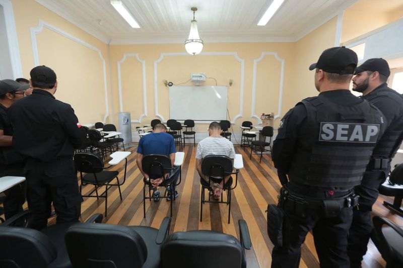 Na manhã desta segunda- feira (23), uma operação deu início ao trabalho do Grupo de Recaptura e Monitoramento da Superintendência do Sistema Penitenciário do Pará (Susipe). A ação “Monitora” foi realizada pelo Comando de Operações Penitenciárias (COPE). <div class='credito_fotos'>Foto: Alex Ribeiro / Ag. Pará   |   <a href='/midias/2019/originais/5489_20190923103421_img_5844.jpg' download><i class='fa-solid fa-download'></i> Download</a></div>