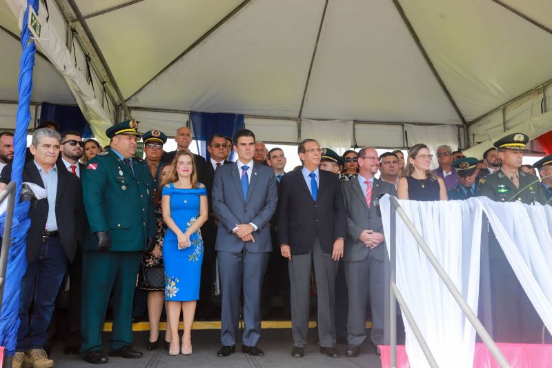 Diversas autoridades participaram da solenidade no quartel do Comando-Geral da PM