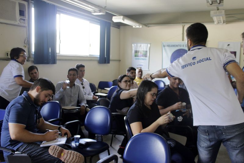 Com a visita, os alunos têm a oportunidade de conhecer todo o processo de tratamento da água consumida