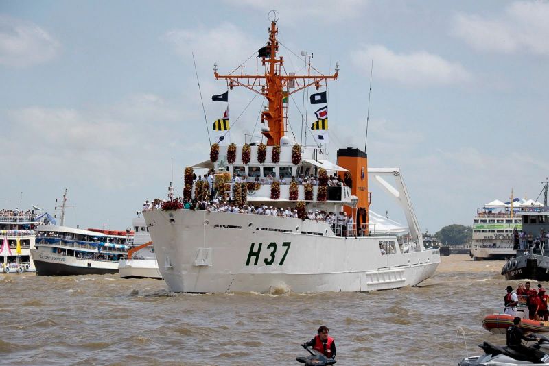 Encerramento Romaria Fluvial - Escadinha <div class='credito_fotos'>Foto: Ricardo Amanajás / Ag. Pará   |   <a href='/midias/2019/originais/5570_5cc061e1-5320-70cb-dd54-ca7a298d0284.jpg' download><i class='fa-solid fa-download'></i> Download</a></div>