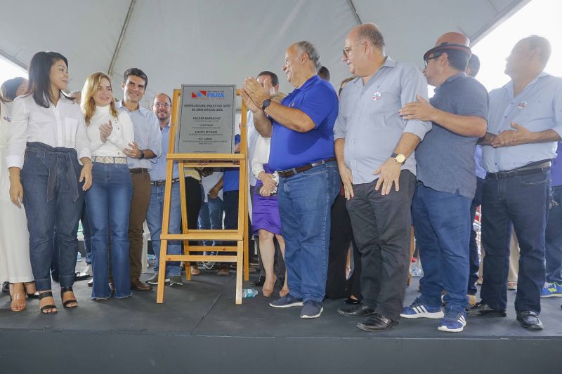 Nesta terça, dia 05, data em que Capanema completa 109 anos, o Estado inaugurou o Hospital Regional dos Caetés "Jorge Netto Costa"'. Estruturado com especialidade médica em traumatologia e cirurgia geral, o novo hospital se torna referência em assistência de média e alta complexidade, beneficiando a segunda região mais populosa do Estado, perdendo apenas para a região metropolitana de Belém. <div class='credito_fotos'>Foto: Marcelo Seabra / Ag. Pará   |   <a href='/midias/2019/originais/5635_c2cca574-2ca3-6757-57d2-96bb5d09075c.jpg' download><i class='fa-solid fa-download'></i> Download</a></div>