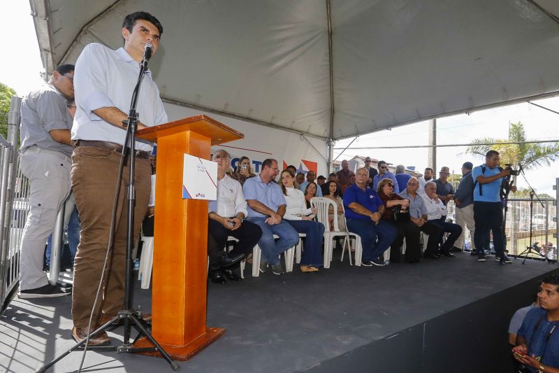 Nesta terça, dia 05, data em que Capanema completa 109 anos, o Estado inaugurou o Hospital Regional dos Caetés "Jorge Netto Costa"'. Estruturado com especialidade médica em traumatologia e cirurgia geral, o novo hospital se torna referência em assistência de média e alta complexidade, beneficiando a segunda região mais populosa do Estado, perdendo apenas para a região metropolitana de Belém. <div class='credito_fotos'>Foto: Marcelo Seabra / Ag. Pará   |   <a href='/midias/2019/originais/5635_de4607ae-abb6-ff59-8161-e42f74ce4eff.jpg' download><i class='fa-solid fa-download'></i> Download</a></div>