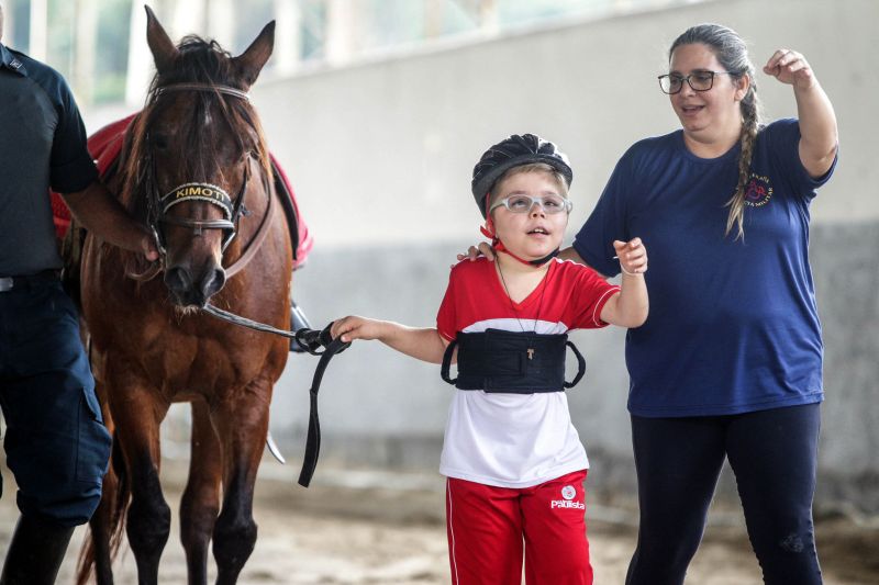 Projeto da Polícia Militar do Pará é referência e traz diversos benefícios a seus pacientes.
Na foto: Nikolas Monteiro, paciente. <div class='credito_fotos'>Foto: Bruno Cecim / Ag.Pará   |   <a href='/midias/2019/originais/5637_6114017e-6208-8301-dadb-ed64f2108a1f.jpg' download><i class='fa-solid fa-download'></i> Download</a></div>