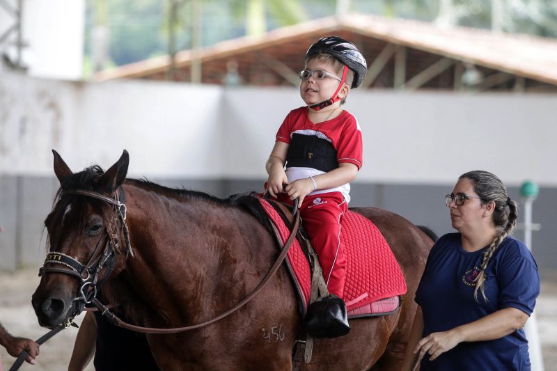 Projeto da Polícia Militar do Pará é referência e traz diversos benefícios a seus pacientes.
Na foto: Nikolas Monteiro, paciente. <div class='credito_fotos'>Foto: Bruno Cecim / Ag.Pará   |   <a href='/midias/2019/originais/5637_f959a095-85ac-e7c2-4105-062e519511f8.jpg' download><i class='fa-solid fa-download'></i> Download</a></div>