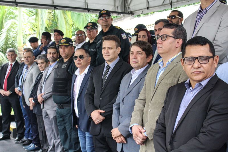 A Polícia Militar do Pará realizou, nesta segunda-feira (18), a cerimônia de celebração pelos 13 anos de criação do Batalhão de Polícia Tática (Bpot). Na ocasião, o Comando de Missões Especiais (CME) também encerrou o V Curso Operacional de Rotam (V COR), com a formatura de 37 novos "stives", como são conhecidos os concluintes do curso. Os militares agora estão habilitados em técnicas especializadas de policiamento ostensivo urbano. <div class='credito_fotos'>Foto: Ascom PMPA   |   <a href='/midias/2019/originais/5678_e6f8878a-5407-da22-ba53-42f74ddfbe1c.jpg' download><i class='fa-solid fa-download'></i> Download</a></div>