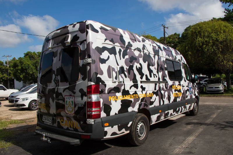 Cachorros recebem cuidados diários e são treinados por, pelo menos, quatro vezes na semana com prática de faro em narcóticos.
Na foto:  <div class='credito_fotos'>Foto: Pedro Guerreiro / Ag. Pará   |   <a href='/midias/2019/originais/5679_5834cb35-70a5-cea3-8a6d-45a81d1cbf38.jpg' download><i class='fa-solid fa-download'></i> Download</a></div>