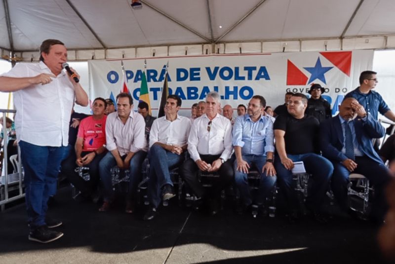 Depois de ter as obras paralisadas por quase dois anos pela gestão anterior, a nova unidade penitenciária em Parauapebas, município do sudeste paraense, já está em pleno funcionamento. <div class='credito_fotos'>Foto: Marco Santos / Ag. Pará   |   <a href='/midias/2019/originais/5680_03001163-3f1d-5db3-aae9-e51fabf4101c.jpg' download><i class='fa-solid fa-download'></i> Download</a></div>
