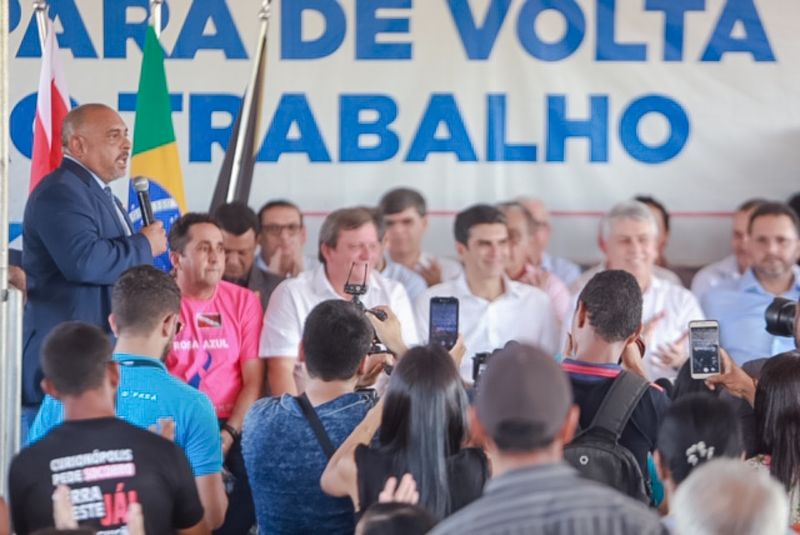 Depois de ter as obras paralisadas por quase dois anos pela gestão anterior, a nova unidade penitenciária em Parauapebas, município do sudeste paraense, já está em pleno funcionamento. <div class='credito_fotos'>Foto: Marco Santos / Ag. Pará   |   <a href='/midias/2019/originais/5680_95df9265-b2b3-396c-3542-ce9c1914b897.jpg' download><i class='fa-solid fa-download'></i> Download</a></div>
