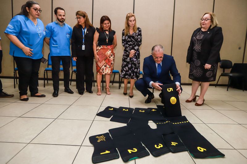 O ensino e o compartilhamento de procedimentos básicos de saúde para proteger gestantes e bebês no momento do parto é o principal objetivo da Oficina de Capacitação Zero Morte Materna por Hemorragia, iniciada nesta terça-feira (3). <div class='credito_fotos'>Foto: Marco Santos / Ag. Pará   |   <a href='/midias/2019/originais/5723_5d4ffdc5-ef97-d109-ebef-74c6c1beb8d3.jpg' download><i class='fa-solid fa-download'></i> Download</a></div>