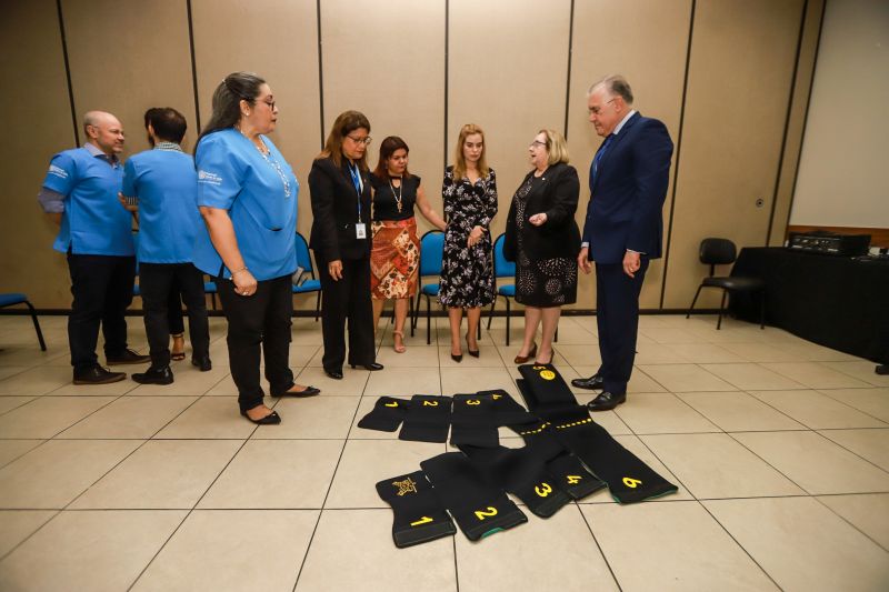 O ensino e o compartilhamento de procedimentos básicos de saúde para proteger gestantes e bebês no momento do parto é o principal objetivo da Oficina de Capacitação Zero Morte Materna por Hemorragia, iniciada nesta terça-feira (3). <div class='credito_fotos'>Foto: Marco Santos / Ag. Pará   |   <a href='/midias/2019/originais/5723_a4dfd997-dd63-42f7-92f6-043a8822cae1.jpg' download><i class='fa-solid fa-download'></i> Download</a></div>