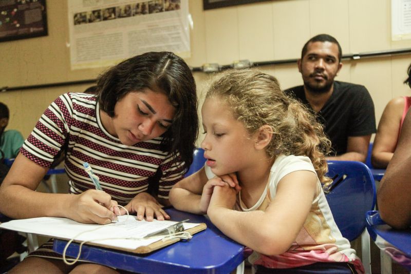 Com o objetivo de gerar novas perspectivas, para que os jovens percebam que existem grandes possibilidades de vida, além das que vivem, o "Juventude Protagonista", do TerPaz, por meio da Secretaria de Estado de Justiça e Direitos Humanos levou os participantes do Icuí-Guajará até a Universidade Federal do Pará. <div class='credito_fotos'>Foto: Wagner Almeida/ Ascom Sejudh   |   <a href='/midias/2019/originais/5736_5efa59e9-79d9-2b79-7541-30d319b2cd01.jpg' download><i class='fa-solid fa-download'></i> Download</a></div>