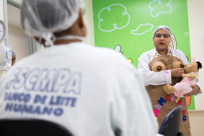 Banco de Leite Humano da Santa Casa de Misericórdia. <div class='credito_fotos'>Foto: Pedro Guerreiro / Ag. Pará   |   <a href='/midias/2019/originais/5737_5b3a0760-277f-07a3-6fd0-bfa6bea0e9e4.jpg' download><i class='fa-solid fa-download'></i> Download</a></div>