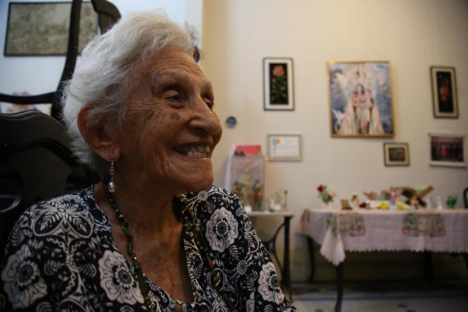 O Governo do Pará, por meio da Secretaria de Estado de Cultura (Secult), divulgou na sexta-feira (22), a lista de espetáculos selecionados para a 1ª Mostra de Teatro "Nilza Maria". 
NA FOTO: Nilza Maria, atriz paraense de 96 anos de idade

FOTO: DIVULGAÇÃO / SECULT
DATA: 27.03.2019
BELÉM - PARÁ <div class='credito_fotos'>Foto: Ascom Secult   |   <a href='/midias/2019/originais/574899f4-6275-4d5b-b1c6-b81b96c4018a.jpg' download><i class='fa-solid fa-download'></i> Download</a></div>