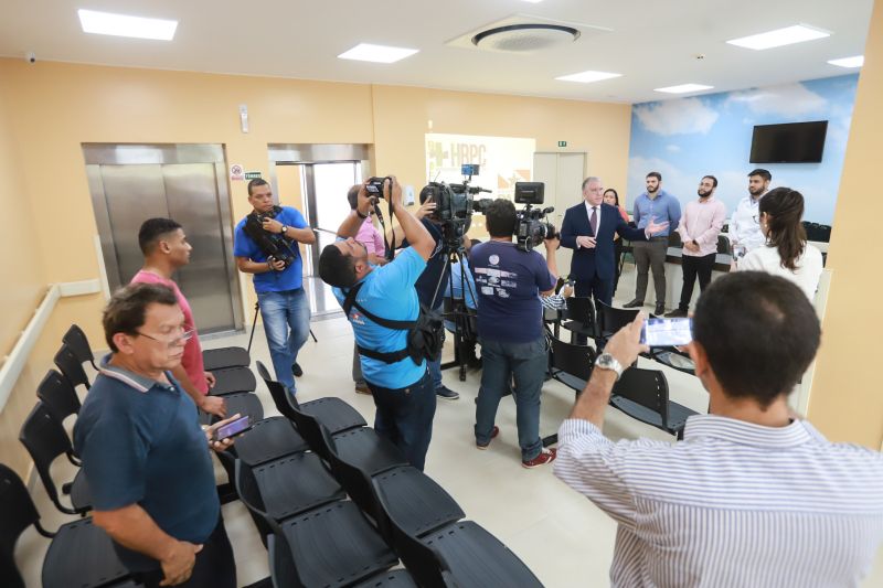O Hospital Regional Público dos Caetés (HRPC) em Capanema, que nesta quarta-feira (11), completa um mês de funcionamento, já contabiliza 74 internações e se consolida com referência em Traumato Ortopedia e Cirurgia Geral para a população de 16 municípios do Nordeste do Pará, sendo que 50% deles não dispõem de nenhuma unidade hospitalar. <div class='credito_fotos'>Foto: Marco Santos / Ag. Pará   |   <a href='/midias/2019/originais/5757_7383e98b-fd71-93ef-6ca1-d9c3d33a5ecf.jpg' download><i class='fa-solid fa-download'></i> Download</a></div>