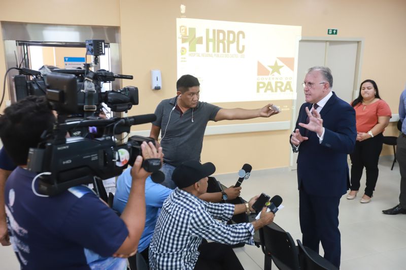 O Hospital Regional Público dos Caetés (HRPC) em Capanema, que nesta quarta-feira (11), completa um mês de funcionamento, já contabiliza 74 internações e se consolida com referência em Traumato Ortopedia e Cirurgia Geral para a população de 16 municípios do Nordeste do Pará, sendo que 50% deles não dispõem de nenhuma unidade hospitalar. <div class='credito_fotos'>Foto: Marco Santos / Ag. Pará   |   <a href='/midias/2019/originais/5757_ddb17ef4-468e-2477-c944-3da8d39349a9.jpg' download><i class='fa-solid fa-download'></i> Download</a></div>
