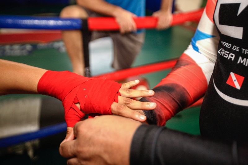 No próximo dia (21), a lutadora de MMA, Amanda Lemos, retornará ao Ultimate Fighting Championship (UFC),  para disputar o cinturão com a americana Miranda "Danger" Granger, na categoria Peso-Palha (até 52 kg), na Coreia do Sul.  <div class='credito_fotos'>Foto: Alex Ribeiro / Ag. Pará   |   <a href='/midias/2019/originais/5766_93d2050c-7f70-7934-ca6f-ae43f33786e6.jpg' download><i class='fa-solid fa-download'></i> Download</a></div>