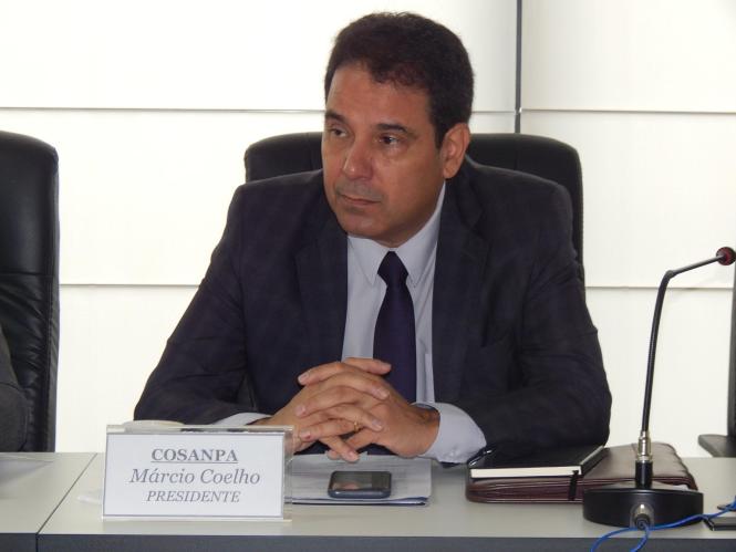 A Companhia de Saneamento do Pará (Cosanpa) participou da Assembleia Geral da Associação Brasileira das Empresas Estaduais de Saneamento (Aesbe), realizada na quarta-feira (27), na sede da entidade em Brasília, no Distrito Federal.  
NA FOTO: MARCIO COELHO-presidente da COSANPA
FOTO: ASCOM / AESBE
DATA: 28.03.2019
BELÉM - PARÁ                     <div class='credito_fotos'>Foto: Ascom / AESBE   |   <a href='/midias/2019/originais/6d39bf8e-7103-42a1-a766-90dcfbb179f3.jpg' download><i class='fa-solid fa-download'></i> Download</a></div>