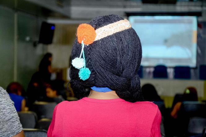 A Secretaria de Estado de Educação (Seduc) por meio da Fundação Santa Casa de Misericórdia do Pará (FSCMPA) realizou nesta quarta-feira (27) a apresentação do plano pedagógico da Classe Hospitalar e Atendimento Domiciliar (CHAD/PA) conduzido pela equipe de professores da Seduc, para fortalecer o vínculo entre a saúde e a educação. O evento ocorreu no auditório da Santa Casa, e contou a presença de alunos, professores e representantes da Seduc.

FOTO: RAI PONTES
DATA: 27.02.2019
BELÉM - PA <div class='credito_fotos'>Foto: Rai Pontes/Ascom Seduc   |   <a href='/midias/2019/originais/8738fb83-57a8-4f80-9ce4-be31ced3eaca.jpg' download><i class='fa-solid fa-download'></i> Download</a></div>