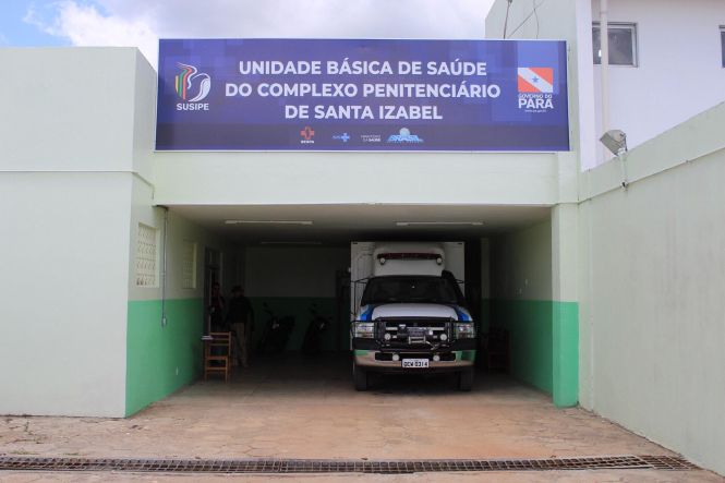 A Unidade Básica de Saúde (UBS) do Complexo Penitenciário de Santa Izabel do Pará, na Região Metropolitana de Belém, que atende 10 unidades da Superintendência do Sistema Penitenciário do Estado (Susipe), já reduziu em 80% o número de saídas de presos para atendimento externo na rede vinculada ao Sistema Único de Saúde (SUS). 

FOTO: AKIRA ONUMA / SUSIPE
DATA: 23.04.2019
BELÉM - PARÁ <div class='credito_fotos'>Foto: Akira Onuma / Ascom Susipe   |   <a href='/midias/2019/originais/ac9f1d0d-7b98-4b20-9e0d-a7afb9d264f1.jpg' download><i class='fa-solid fa-download'></i> Download</a></div>
