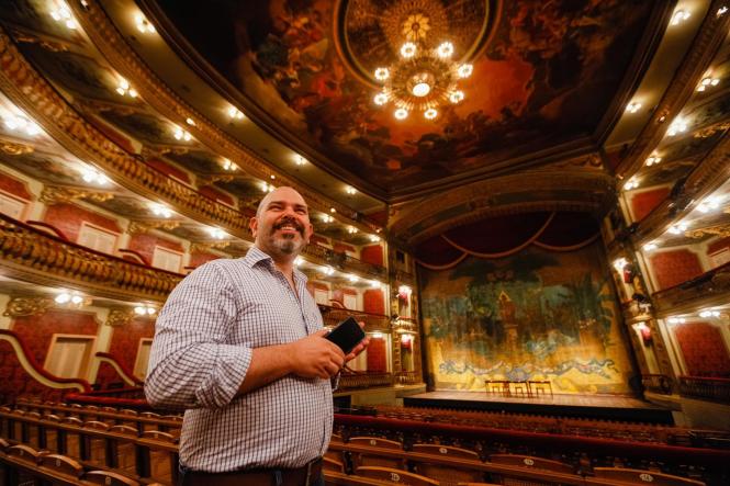 NA FOTO DANIEL ARAÚJO - DIRETOR DO TEATRO DA PAZ <div class='credito_fotos'>Foto: Wagner Santana / Ag. Pará   |   <a href='/midias/2019/originais/af62149a-35ae-4ab5-9df4-720271d04dbe.jpg' download><i class='fa-solid fa-download'></i> Download</a></div>