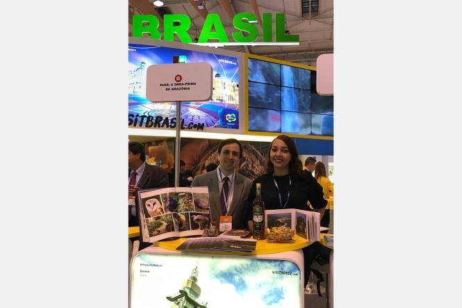 A participação em feiras internacionais é um fator chave para os diversos segmentos da ampla cadeia econômica de atividades da indústria do turismo. Pensando nisso, o Pará mais uma vez marcou presença nas duas principais feiras de turismo da Europa no primeiro semestre: a ITB Berlim, na Alemanha, que foi realizada entre os dias 06 e 10 de março, e também na Bolsa de Turismo de Lisboa, a BTL, que ocorreu 13 a 17 de março, em Portugal.

FOTO: ASCOM SETUR
DATA: 18.03.2019
BELÉM - PA <div class='credito_fotos'>Foto: ASCOM / SETUR   |   <a href='/midias/2019/originais/cbf1408c-bd0d-4c95-abf2-c0702ea91d4a.jpg' download><i class='fa-solid fa-download'></i> Download</a></div>