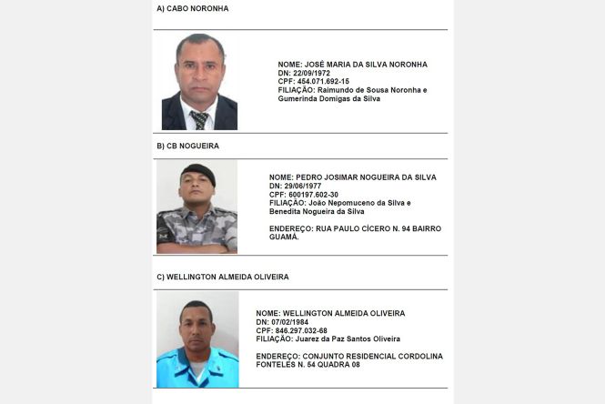 O Sistema de Segurança Pública do Pará divulgou na tarde desta sexta-feira (24), em entrevista coletiva em Belém, que as investigações realizadas pela Polícia Civil já desvendaram as 11 mortes ocorridas no bairro do Guamá, no último domingo (19). Oito pessoas estão envolvidas no crime, entre elas quatro policiais militares. Um dos militares foi preso hoje durante a Operação Kratos (na mitologia grega, um semideus que personifica a força e o poder), deflagrada pela Polícia Civil em parceria com a Polícia Militar, para cumprir mandados de prisão decretados pela Justiça. No final da tarde, outro policial militar acusado de envolvimento no crime se entregou na sede da Delegacia-Geral, em Belém.

FOTO: ASCOM / POLÍCIA CIVIL
DATA: 24.05.2019
BELÉM - PARÁ <div class='credito_fotos'>Foto: Ascom / Policia Civil   |   <a href='/midias/2019/originais/d53b0861-dfc4-437d-b0f4-ed9704aa08c7.jpg' download><i class='fa-solid fa-download'></i> Download</a></div>