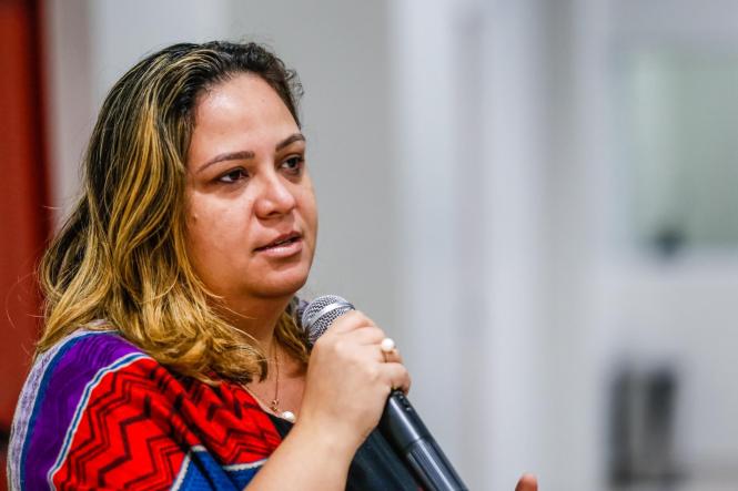 As premissas e metas fiscais que deverão ser estabelecidas pela Lei de Diretrizes Orçamentárias (LDO) 2020 foram discutidas, na manhã desta terça-feira (16), durante audiência pública realizada pela Secretaria de Estado de Planejamento (Seplan). A oitiva, realizada no auditório do Instituto de Gestão Previdenciária do Estado do Pará (Igeprev), reuniu quase 160 pessoas. Na ocasião, o público pode apresentar sugestões e fazer questionamentos relacionados ao projeto de lei.

FOTO: MAYCON NUNES / AGÊNCIA PARÁ
DATA: 16.04.2019
BELÉM - PARÁ <div class='credito_fotos'>Foto: Maycon Nunes / Ag. Pará   |   <a href='/midias/2019/originais/e4a69149-ac62-48cc-ad72-f418dc4d5d33.jpg' download><i class='fa-solid fa-download'></i> Download</a></div>