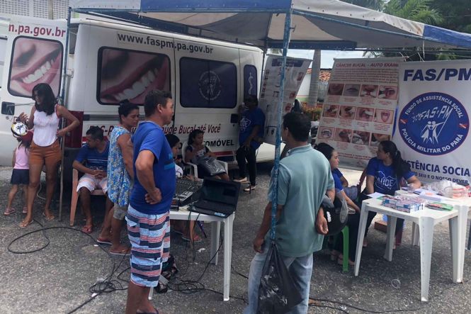 A Secretaria de Estado de Saúde Pública (Sespa) participa desde o dia 4 de maio (sábado), da Ação Saúde por Todo o Pará, na Região de Integração Caeté, no nordeste paraense, beneficiando as populações dos municípios de São João de Pirabas, Peixe-Boi, Nova Timboteua, Santarém Novo, Quatipuru e Primavera.

FOTO: Coordenação de Saúde Bucal / DIVULGAÇÃO
DATA: 07.05.2019
BELÉM - PARÁ <div class='credito_fotos'>Foto: Coordenação de Saúde Bucal / DIVULGAÇÃO   |   <a href='/midias/2019/originais/f971199d-07c0-4be7-bb10-1b763000fc55.jpg' download><i class='fa-solid fa-download'></i> Download</a></div>