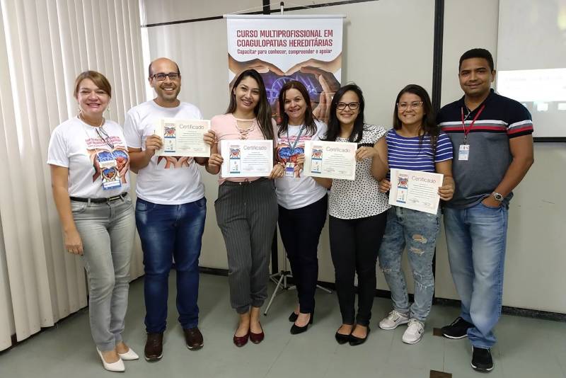 Entre os dias 11 e 13 de setembro, a Fundação Hemopa realizou o Curso Prático de Coagulopatias Hereditárias, em Belém. O evento é voltado para profissionais que atuam em diversas áreas de assistência à pacientes com doenças do sangue, como hemofilia, anemia falciforme, entre outras.