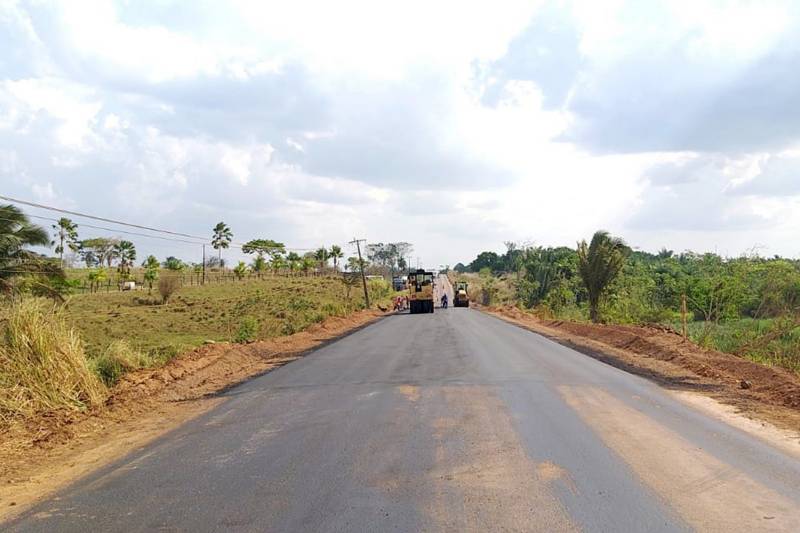 A Secretaria de Estado de Transportes (Setran) trabalha na recuperação da PA-275, situada na região sudeste do Pará. 