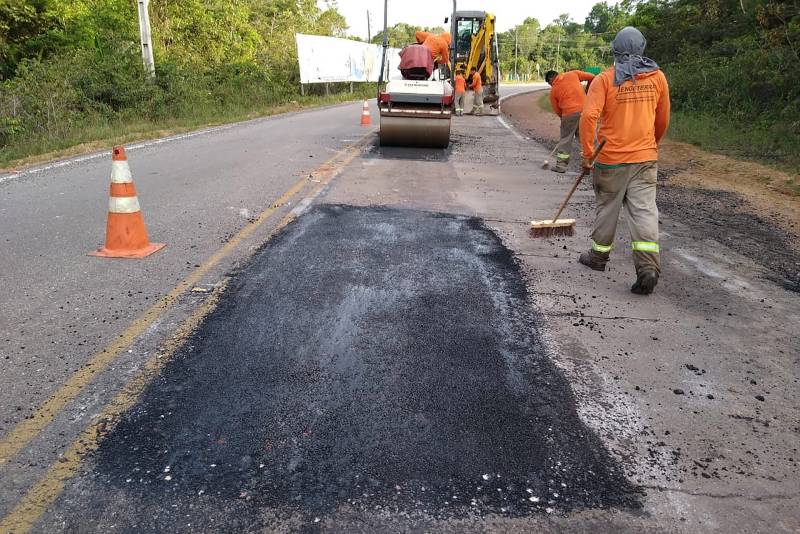 A Secretaria de Estado de Transportes (Setran) iniciou, este mês de setembro, os serviços de conservação da PA-409, no município de Abaetetuba